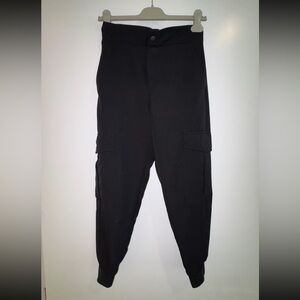 Zara Cargo Joggers in Black